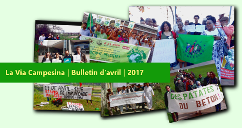 Bulletin électronique de la Via Campesina Mars Avril 2017
